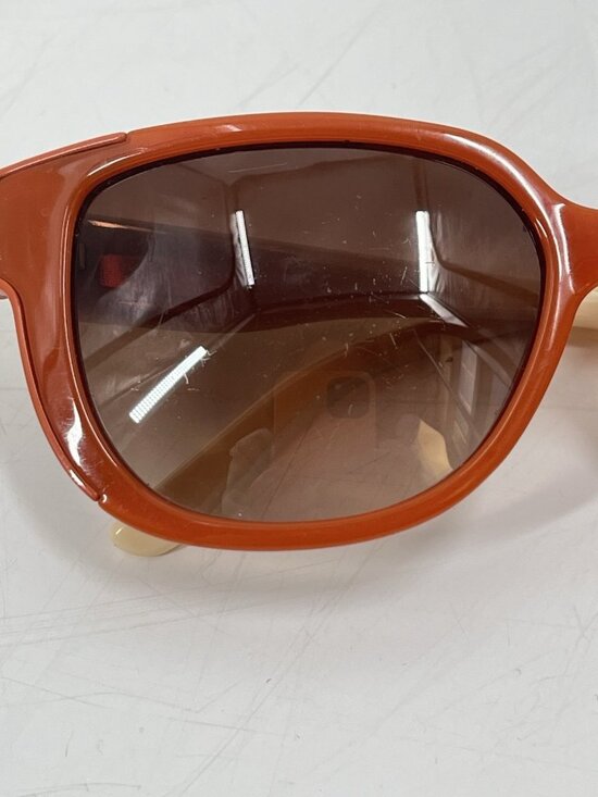 Tory Burch Amber Orange Square Sunglasses Gradient Lens Designer Frames main image 7